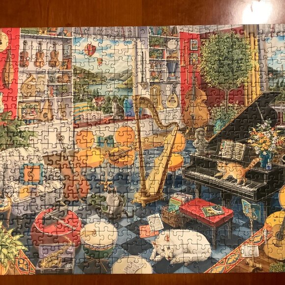 Ravensburger 500 Piece Jigsaw Puzzle "The Music Room" - Picture 2 of 3